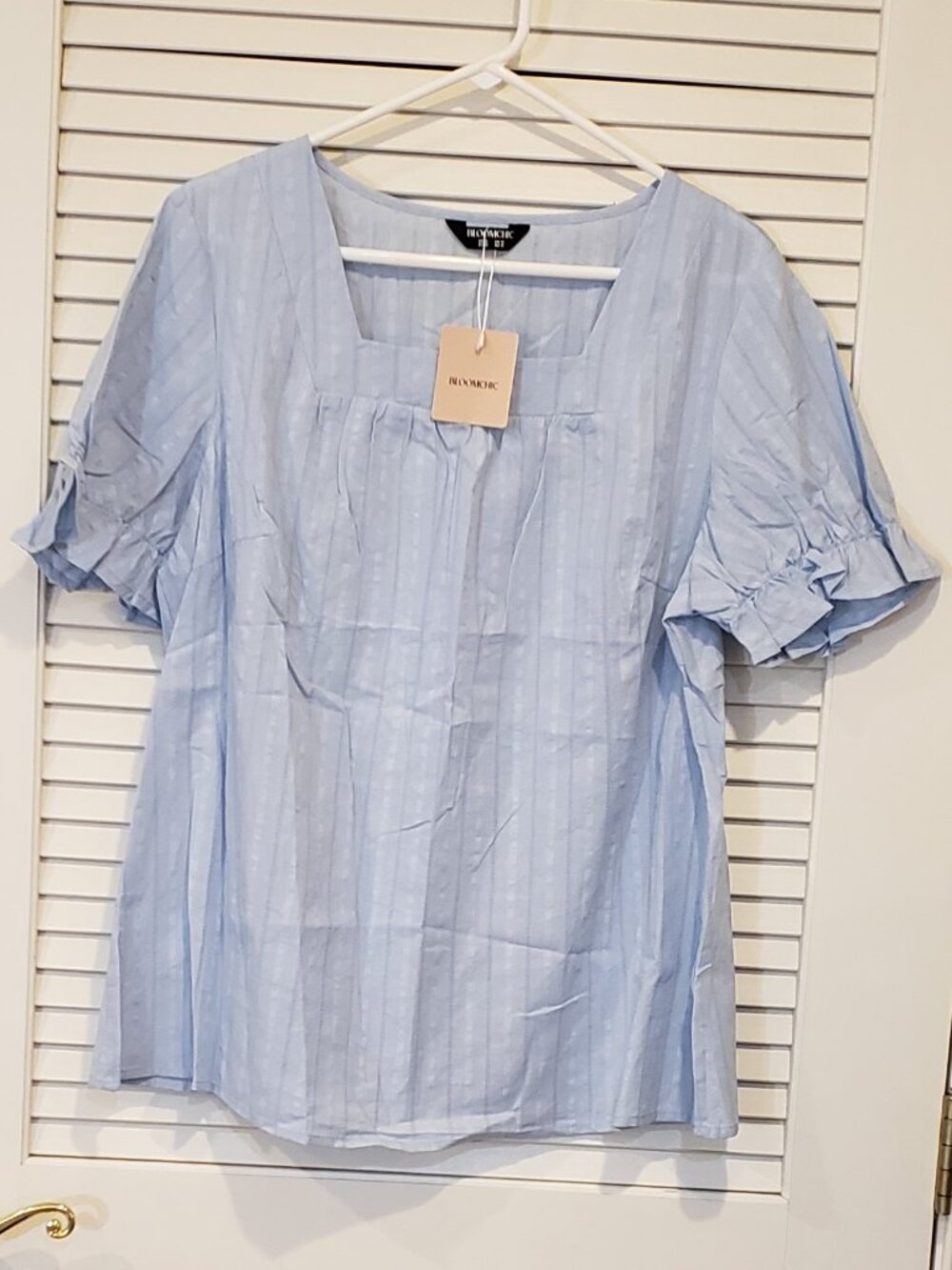 Women's Bloomchic 100% cotton Blouse Size 12 NWT